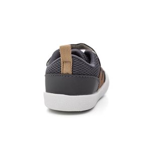 Tênis Camin Casual Infantil Menino Velcro 2595-982 Chumbo