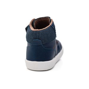 Tênis Camin Cano Alto Infantil Menino Velcro 2592-09 Marinho