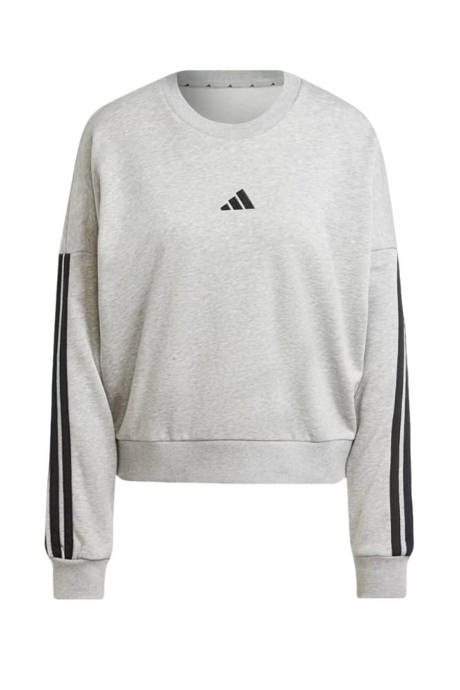 Moletinho-Adidas-Essentials-Tres-Listras-Feminino-Jd5289-Cinza