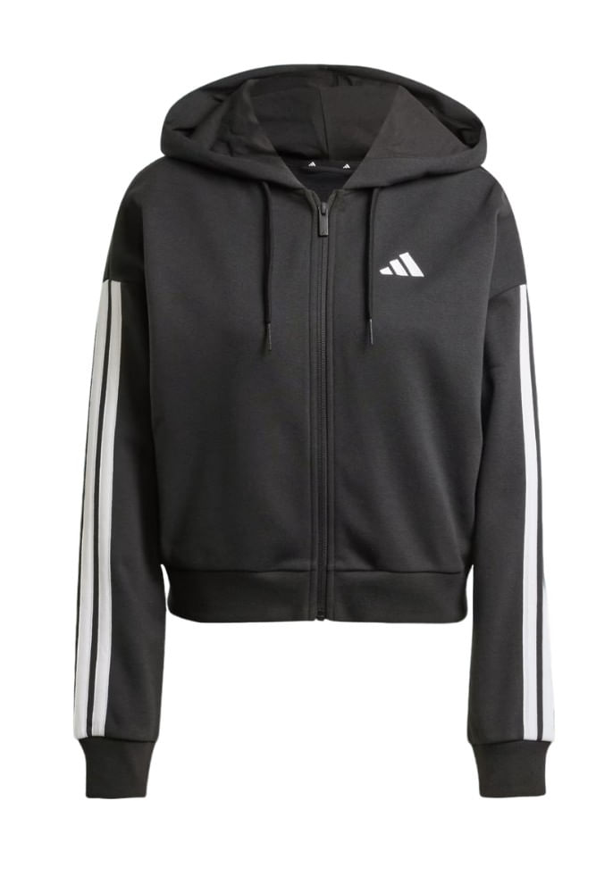 Moletinho-Adidas-Capuz-Ziper-Essentials-Tres-Listras-Je0052-Preto