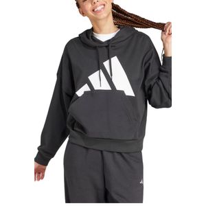 Moletom Adidas Capuz Essentials Big Logo French Terry Loose Jn1845 Preto