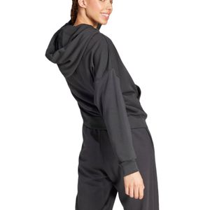 Moletom Adidas Capuz Essentials Big Logo French Terry Loose Jn1845 Preto