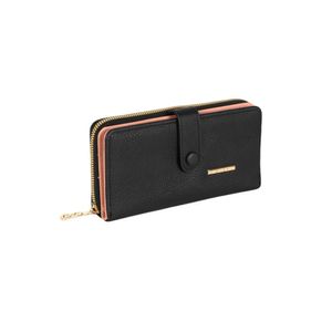 Carteira De Mão Luxcel Feminina Gash Napa Ca27957ga Preto