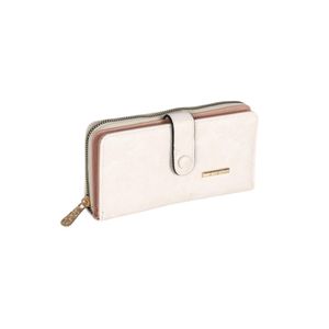 Carteira De Mão Luxcel Feminina Gash Napa Ca27957ga Off-White