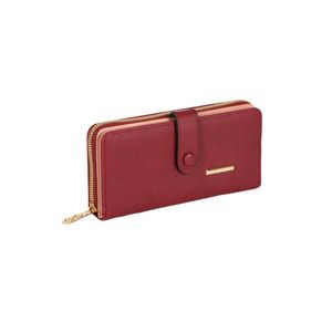 Carteira De Mão Luxcel Feminina Gash Napa Ca27957ga Bordo