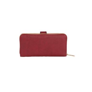 Carteira De Mão Luxcel Feminina Gash Napa Ca27957ga Bordo