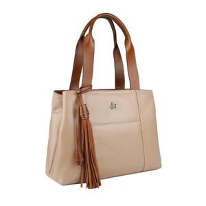 Bolsa Line Bella Grande Amábile Feminina Em Couro 5485 Nude