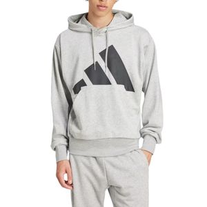Blusão Adidas Essentials Big Logo French Terry Hoodie Je8889 Cinza