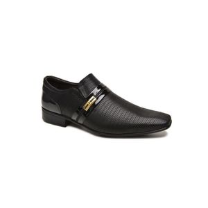 Sapato Social Jota Pe Em Couro Masculino Air 74963-Wve00s Preto