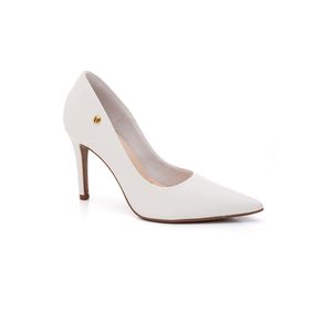 Sapato Bebecê Scarpin Feminino Salto Alto Fino T9430-256 Branco