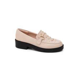 Sapato Bebecê Mocassim Feminino T2419-690 Off-White