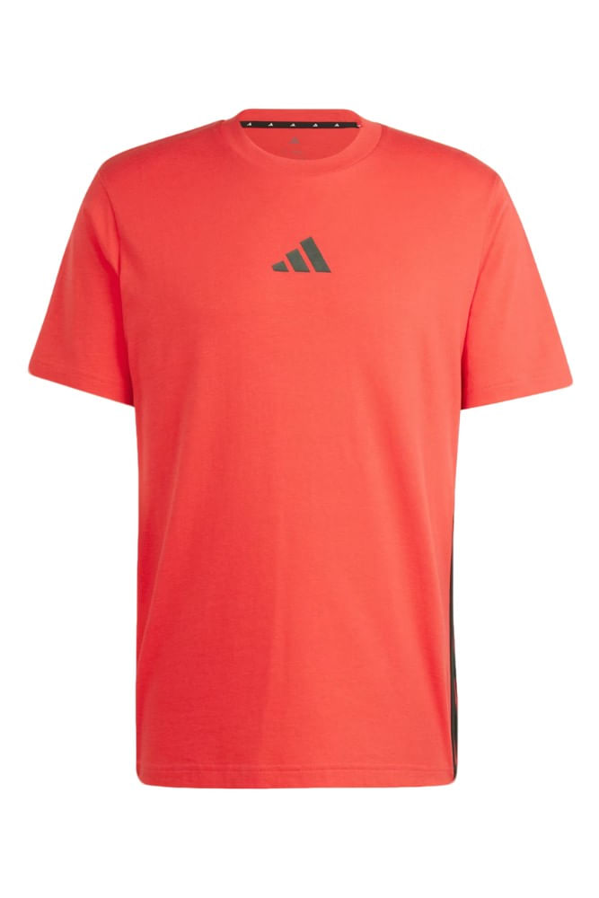Camiseta-Adidas-Malha-Essentials-Tres-Listras-Je6386-Vermelho