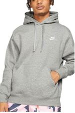 Blusao-Nike-Sportswear-Club-Fleece-Pullover-Hoodie-Bv2654-063-Cinza