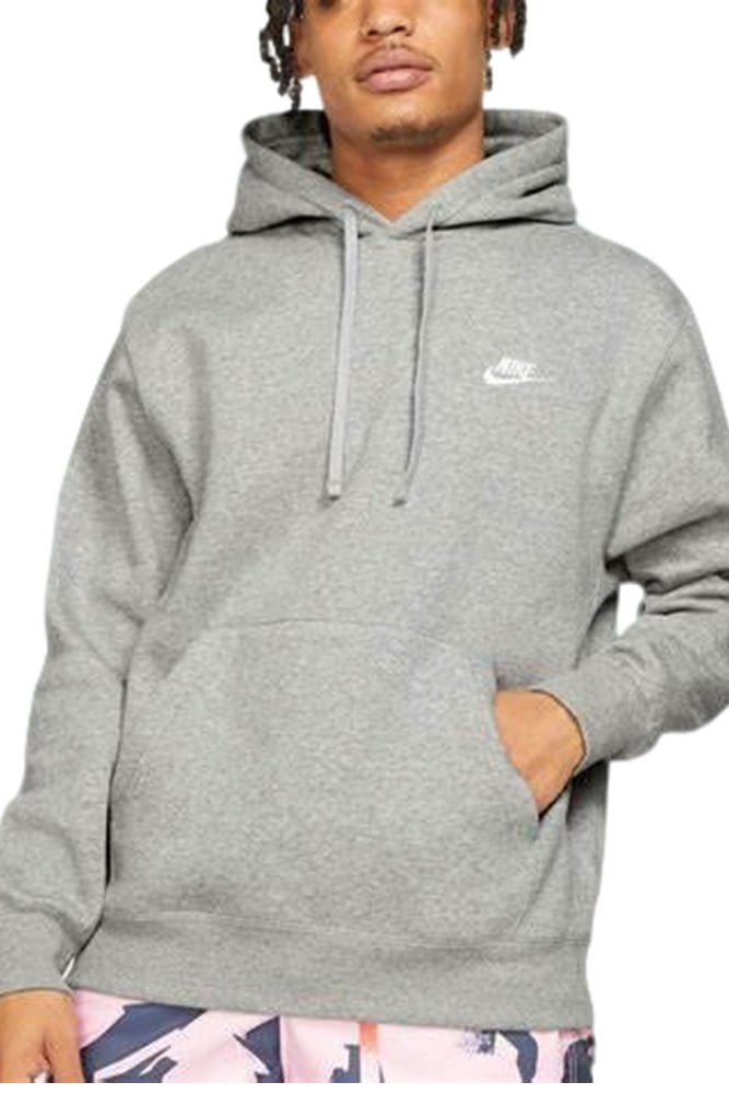 Blusao-Nike-Sportswear-Club-Fleece-Pullover-Hoodie-Bv2654-063-Cinza