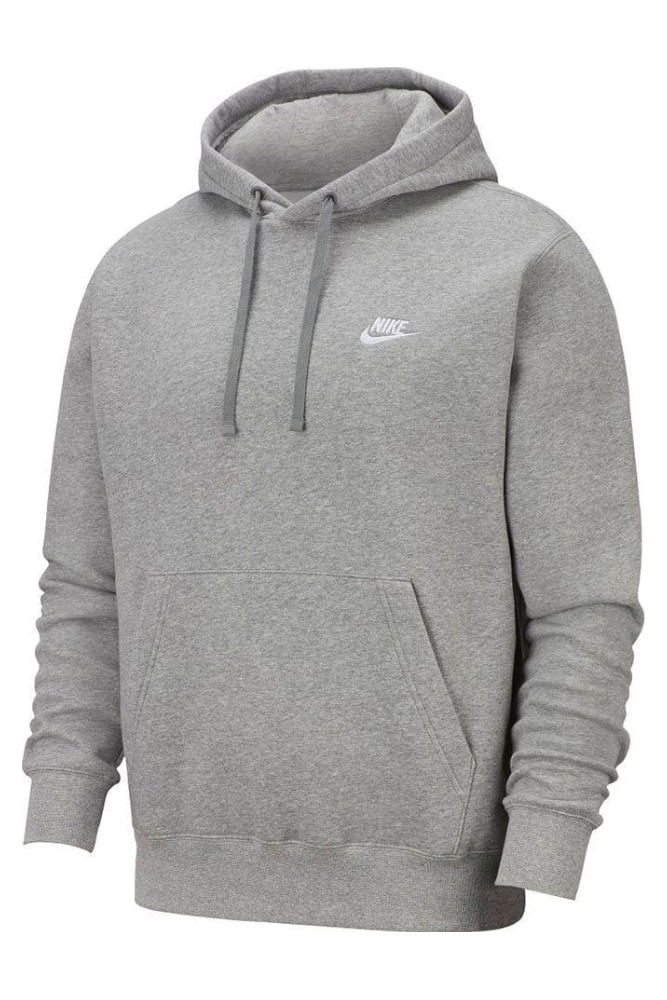 Blusao-Nike-Sportswear-Club-Fleece-Pullover-Hoodie-Bv2654-063-Cinza