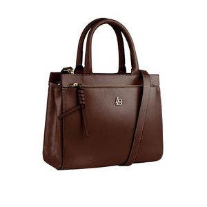 Bolsa Line Bella Grande Amábile Feminina Em Couro 5490 Marrom