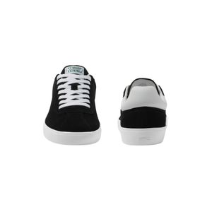 Tênis Lacoste Baseshot Masculino  Em Camurça 46sma0065br312 Preto