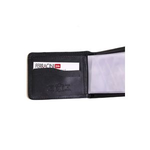 Carteira Couro Ferracini Masculina Preto