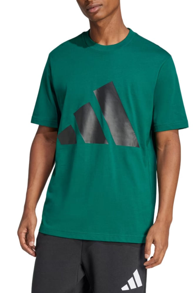 Camiseta-Essentials-Big-Logo-Masculina-Je8932-Verde