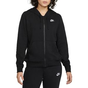 Jaqueta Nike Sportswear Club Fleece Feminina Dq5471-010 Preto