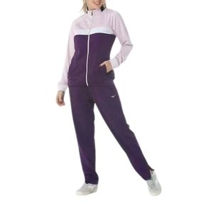 Conjunto De Agasalho Mizuno Root New Feminino Esportivo Mifst4455 Roxo