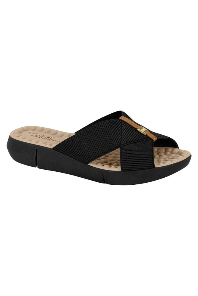 Chinelo-Modare-Ultra-Conforto-Feminino-Reflex-Sense-Elastico-7142.101-Preto
