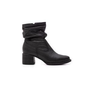 Bota Bottero Cano Médio Slouchy Feminina Couro 371104 Preto