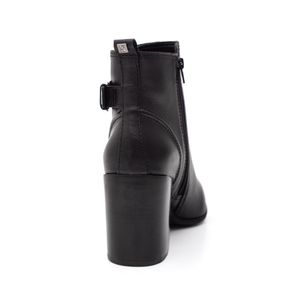 Bota Bottero Cano Baixo Feminina Couro Atanado 360301 Preto