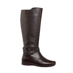 Bota Mooncity Cano Alto Feminina Montaria 71146 Marrom