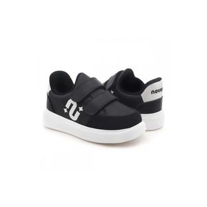 Tênis Novopé Casual Com Velcro Juvenil Menino 98001115-21i Preto