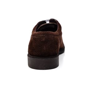 Sapato Calprado de Camurça Masculino Cadarço 010  Marrom