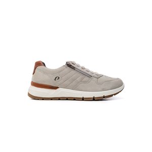 Tênis Casual Pegada Masculino Em Couro Essentials 111603-08 Off-White