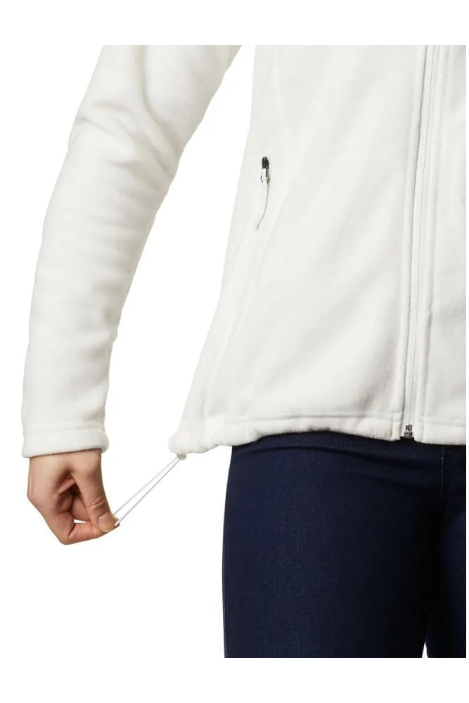 Jaqueta-Fleece-Columbia-Feminina-Fast-Trek-Ii---1465351-Off-White