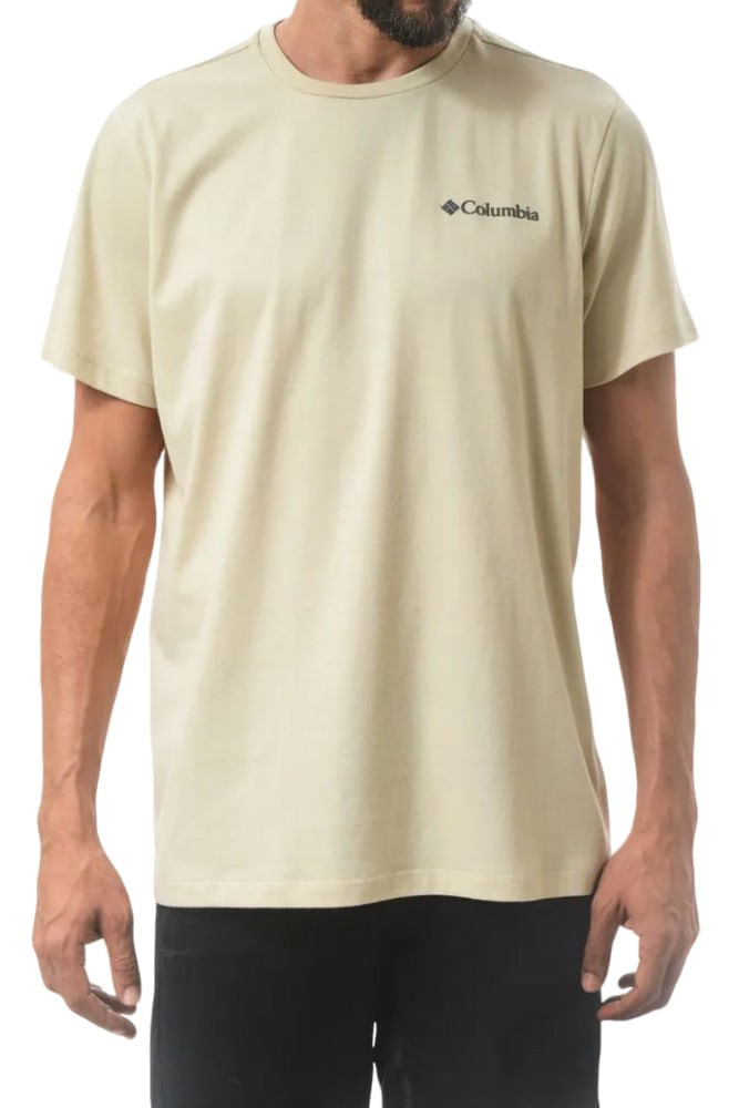 Camiseta Columbia Masculina Basic 320373 Bege