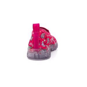Tênis Crik Led Infantil Menina Sem Cadarço Crik X14-Sorvete Pink
