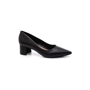 Sapato Areta Scarpin Feminino Em Couro  2350-21128c Preto