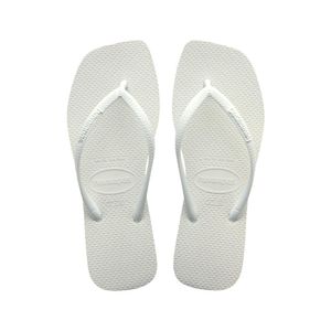 Chinelo De Dedo Havaianas Slim Feminino Square - 0001 Branco
