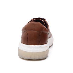 Tênis Democrata  Beat Pulse Masculino Couro 623103-002 Marrom