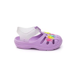 Sandália Lue Lua Babuche Infantil Menina Centopéia 129027-630 Lilas