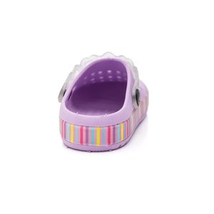 Sandália Lue Lua Babuche Infantil Menina Listras 145009-63 Lilas