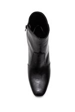 Bota-Ramarim-De-Cano-Baixo-Feminina-Salto-Com-Detalhe-Dourado-2560101-01-Preto