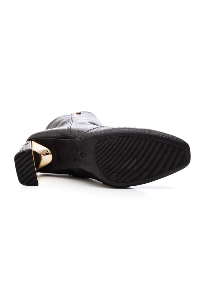 Bota-Ramarim-De-Cano-Baixo-Feminina-Salto-Com-Detalhe-Dourado-2560101-01-Preto