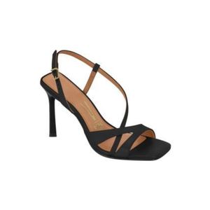 Sandália Vizzano Salto Fino Feminina Bico Quadrado 6516.102.7286 Preto