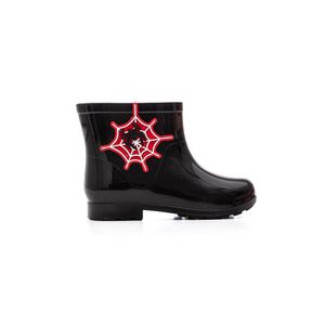 Bota Charmosinha Galocha Infantil Menino Homem-Aranha 2187 Preto