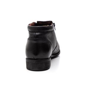 Bota Amarok Social Masculina Cano Baixo Em Couro 590 Preto