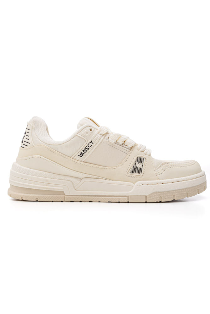 Tenis-Vanscy-Skate-Masculino-V3855-Bege-