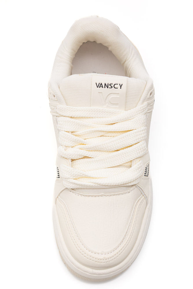 Tenis-Vanscy-Skate-Masculino-V3855-Bege-