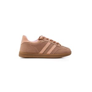 Tênis Sua Cia Mini Casual Juvenil Menina Camurça 9169.52033t Bege