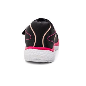Tênis Via Vip Velcro Infantil Menina Napa Vv9528m Preto