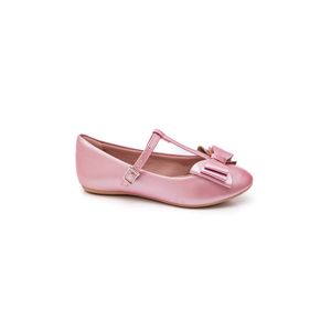 Sapatilha Sua Cia Mini Bailarina Juvenil Menina Napa 9112.52009 Rosa